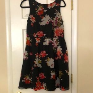Fun A-Line Floral Dress